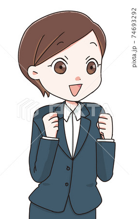 リクルート・転職・就職活動のイメージイラスト 74693292