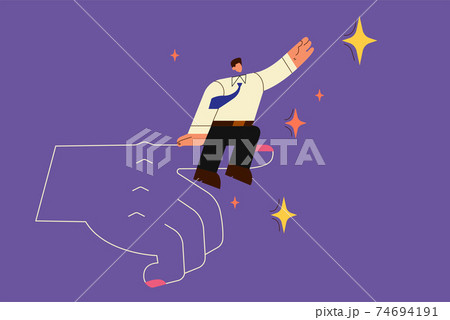 Helping hand, success, business development concept Helping hand, success, business development concept 74694191