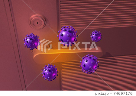 衛生喚起イメージ(アルミドア/3DCG) 衛生喚起イメージ(アルミドア/3DCG) 74697176