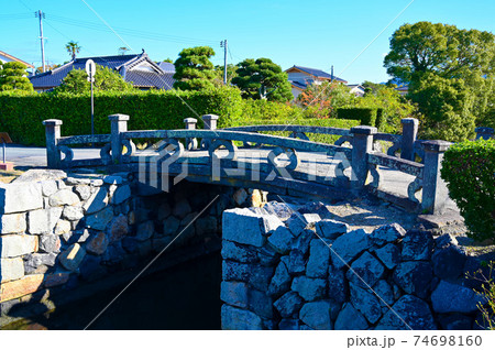 萩 平安橋 萩城城下町 山口県萩市 萩 平安橋 萩城城下町 山口県萩市 74698160