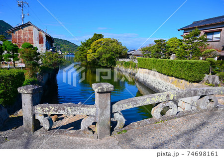 萩 平安橋 萩城城下町 山口県萩市 萩 平安橋 萩城城下町 山口県萩市 74698161
