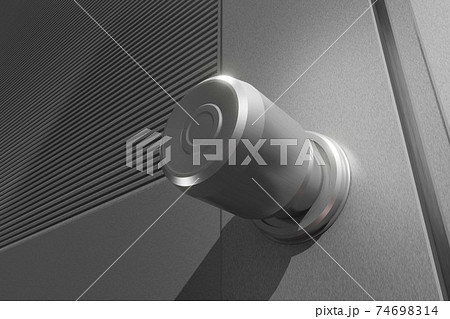 ドアノブ(アルミドア/3DCG) ドアノブ(アルミドア/3DCG) 74698314