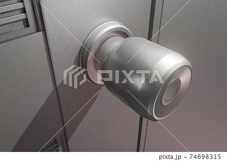 ドアノブ(アルミドア/3DCG) ドアノブ(アルミドア/3DCG) 74698315