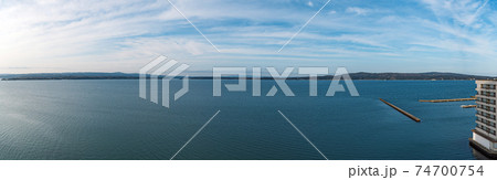 和倉温泉と七尾湾の風景 74700754