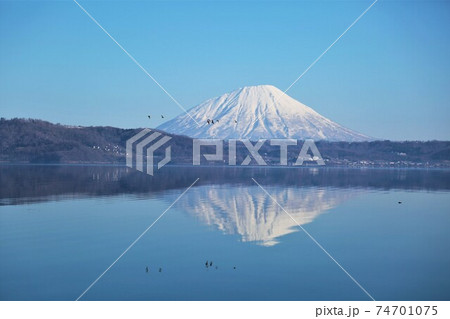 洞爺湖と羊蹄山 74701075