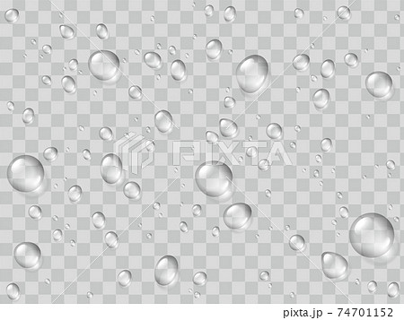 水滴のイラストレーション 74701152