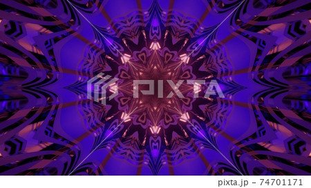 Shiny ornamental kaleidoscopic abstract background 3d illustration Shiny ornamental kaleidoscopic abstract background 3d illustration 74701171