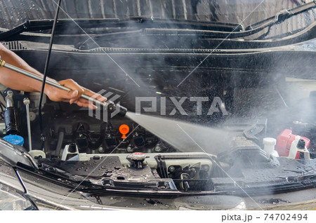 High pressure water engine machine car 74702494