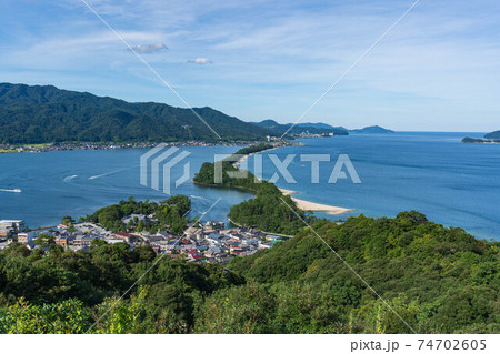 文珠山からの天橋立 文珠山からの天橋立 74702605