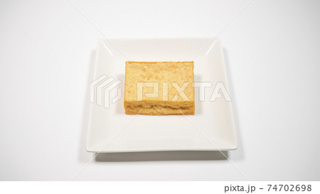 厚揚げ　白背景 74702698