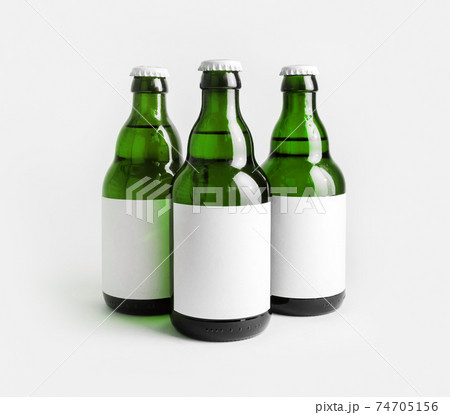 Green beer bottles Green beer bottles 74705156