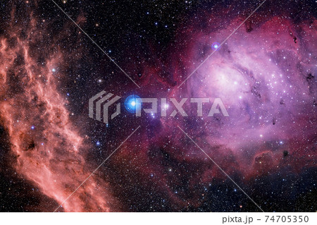 Awesome of endless cosmos. Elements of this image furnished by NASA 74705350
