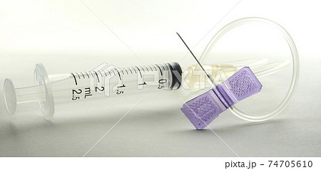 医療用の注射器,翼状針 74705610