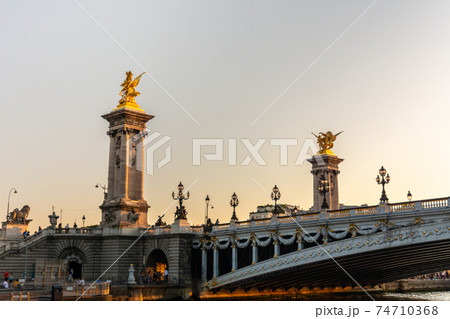 Pont Alexandre III bridge in Paris 74710368