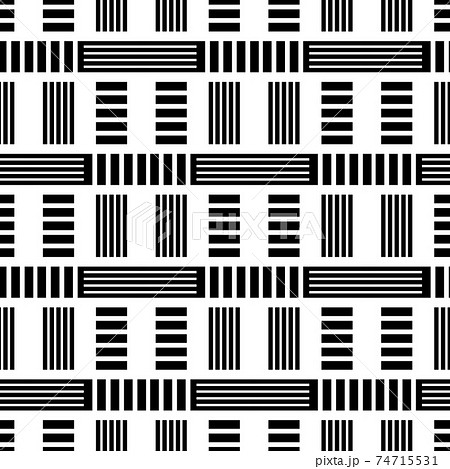 Abstract geometric black and white seamless pattern for web page, textures, card, poster, fabric, textile. Monochrome graphic repeating design. Modern minimalist stylish squared ornament. Abstract geometric black and white seamless pattern for web page, textures, card, poster, fabric, textile. Monochrome graphic repeating design. Modern minimalist stylish squared ornament. 74715531