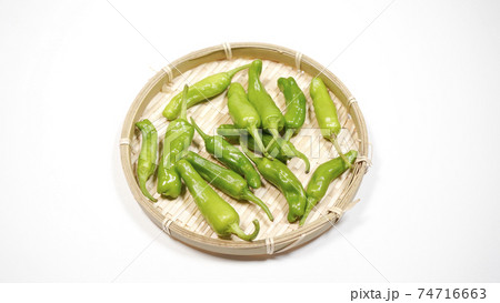 ししとう 白背景 ししとう 白背景 74716663