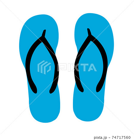 flip flops icon on white background. sandals traveling equipment sign. flat style. slippers flip flops symbol. flip flops icon on white background. sandals traveling equipment sign. flat style. slippers flip flops symbol. 74717560