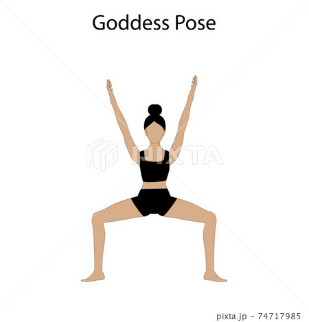 Goddess Pose | Utkata Konasana | Steps | Benefits | Precautions