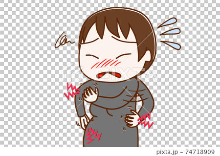 乾燥で全身があちこち痒くてたまらない妊婦 74718909