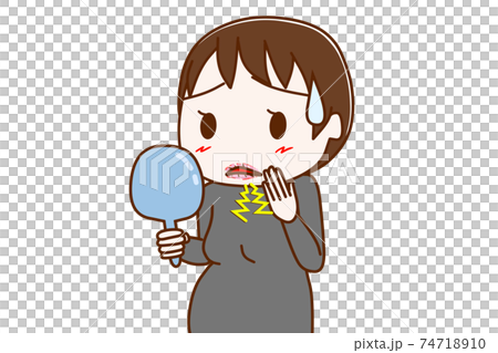 孕婦嘴唇乾燥感到疼痛 74718910