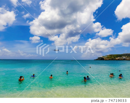 The beach at Maho Bay The beach at Maho Bay 74719033