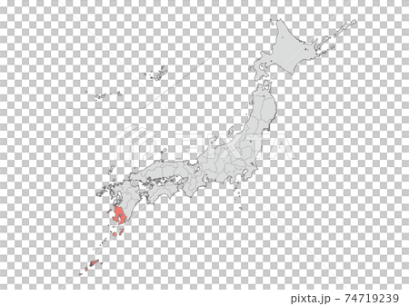 日本地図 74719239