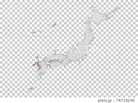 日本地図 日本地図 74719240