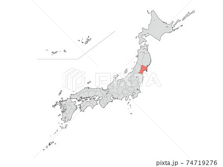 日本地図 74719276