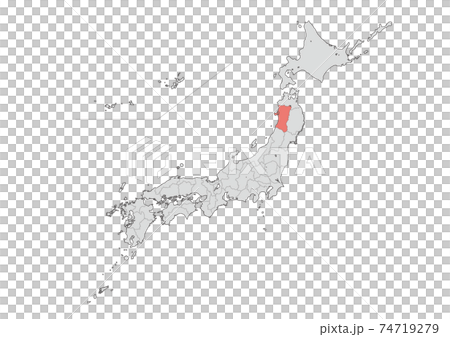 日本地図 日本地図 74719279