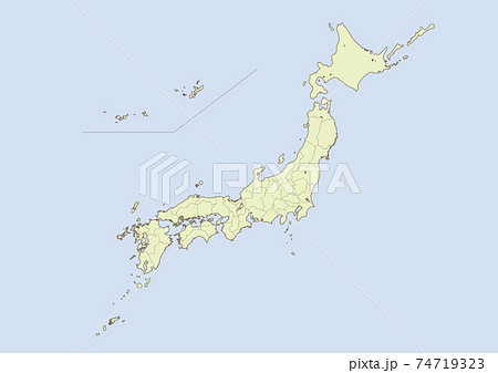 日本地図 日本地図 74719323