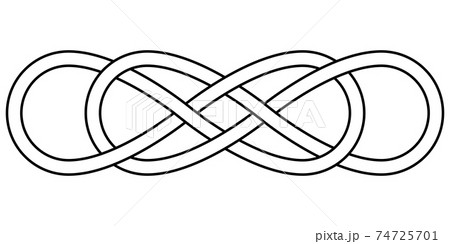 Double knot infinity sign vector double infinity logo tattoo 74725701
