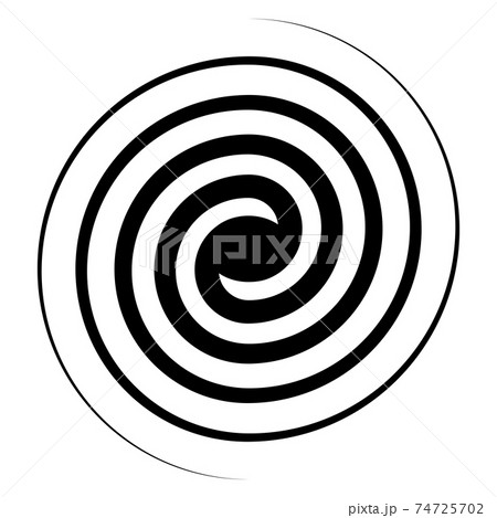 Spiral swirl icon, swirl sign vector double spiral galaxy evolution symbol 74725702