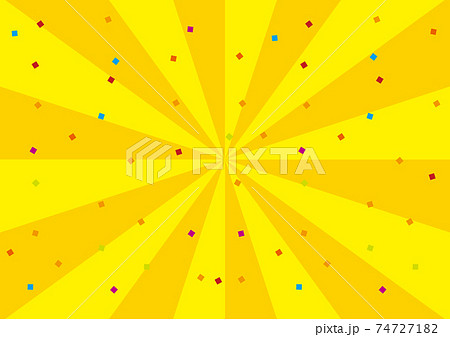 放射状のタイトル素材 放射状のタイトル素材 74727182