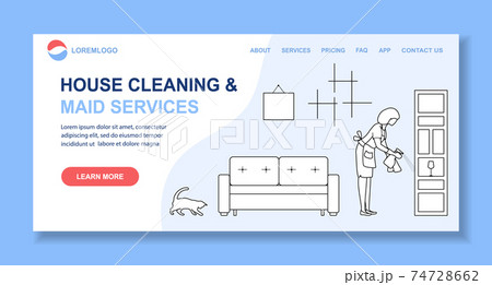 Vector Cleaning service Household Housekeeping 74728662