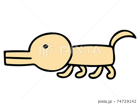 歩くキモカワ風イヌ 74729142