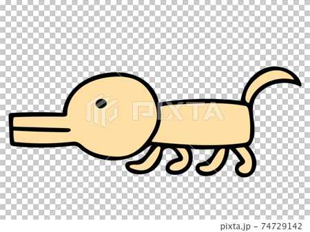 歩くキモカワ風イヌ 74729142