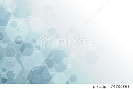 抽象的な六角形の背景 抽象的な六角形の背景 74730363