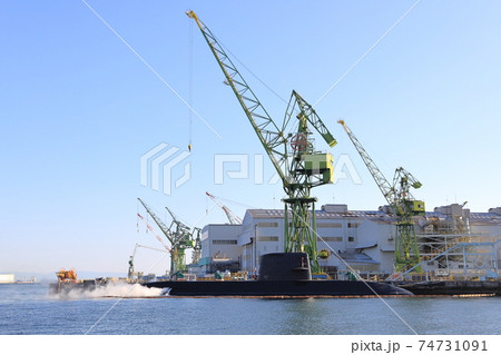 神戸モザイク港　潜水艦⑮ 74731091