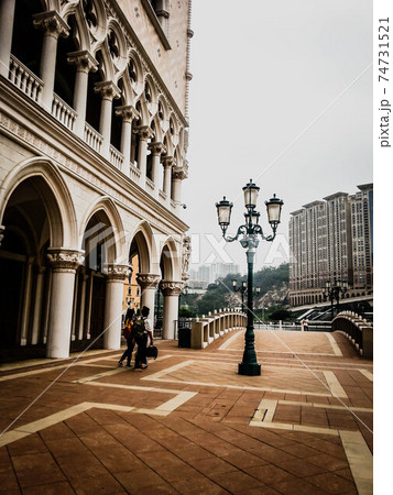 Venetian Macau Casino and Hotel luxury resort Macao. Building and landmark in Macao China. Venetian Macau Casino and Hotel luxury resort Macao. Building and landmark in Macao China. 74731521