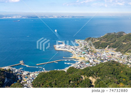 鋸山ロープウェイ展望台からの眺望 鋸山ロープウェイ展望台からの眺望 74732880