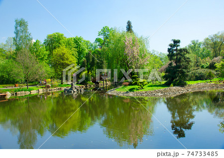 botanical garden of Wroclaw, Poland 74733485