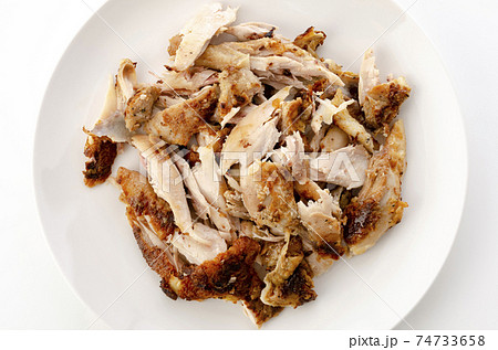 ほぐしたローストチキン 74733658