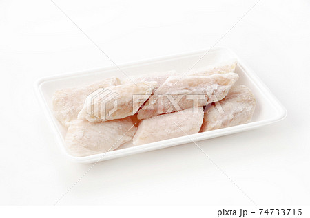 冷凍のアブラガレイ切り身 74733716