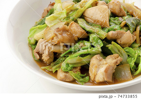 鶏モモ肉の回鍋肉風おかず 鶏モモ肉の回鍋肉風おかず 74733855
