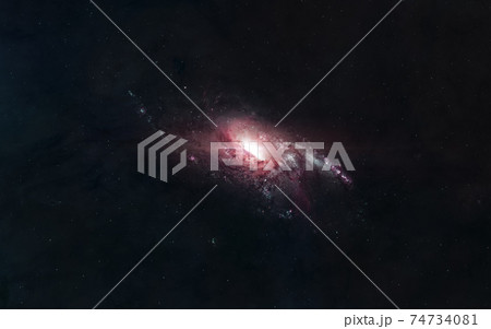 Red galaxy. Beautiful deep space Red galaxy. Beautiful deep space 74734081