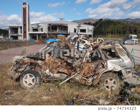 3.11東日本大震災　陸前高田 74734325