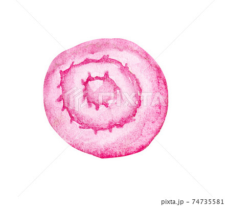 Watercolor bath towel. Single roled towel 74735581