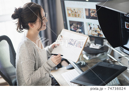 在宅デザイナー 74736024