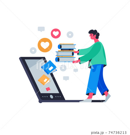 Books In Gadget Composition 74736213