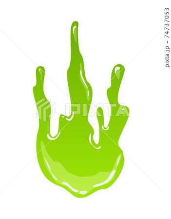 Green slime. Goo blob splashes, toxic dripping mucus. Slimy splodge and drops, liquid borders. Cartoon isolated vector decorative forms of playing blotch. Snot Green slime. Goo blob splashes, toxic dripping mucus. Slimy splodge and drops, liquid borders. Cartoon isolated vector decorative forms of playing blotch. Snot 74737053